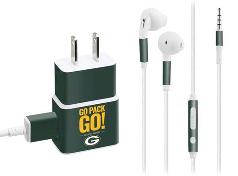 NFL Green Bay Packers Team Motto Phone Charger Skin